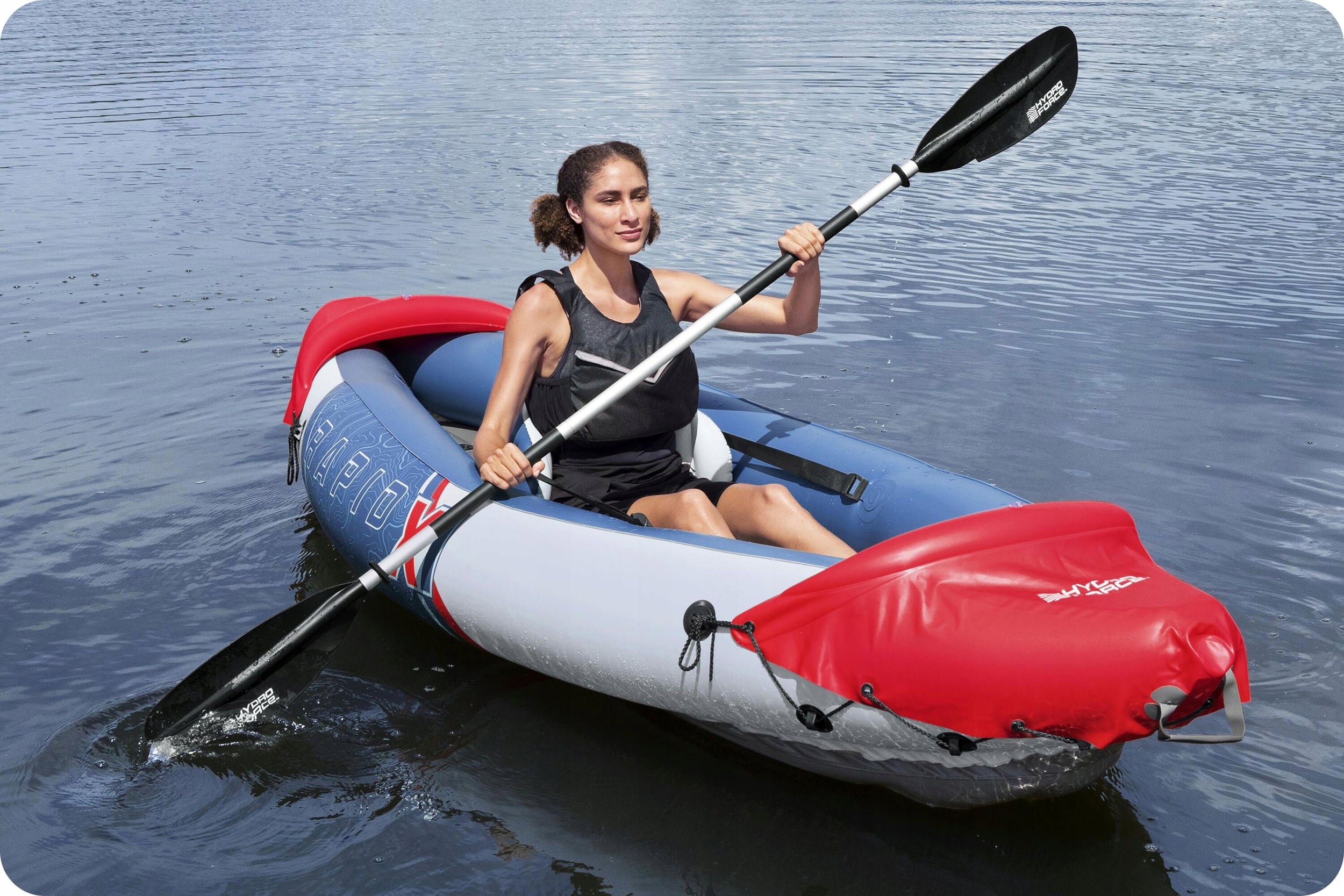 Inflatable KAYAK Hydro-Force Rapid X1 290x91cm Bestway 1 person EAN (GTIN) 6941607371848