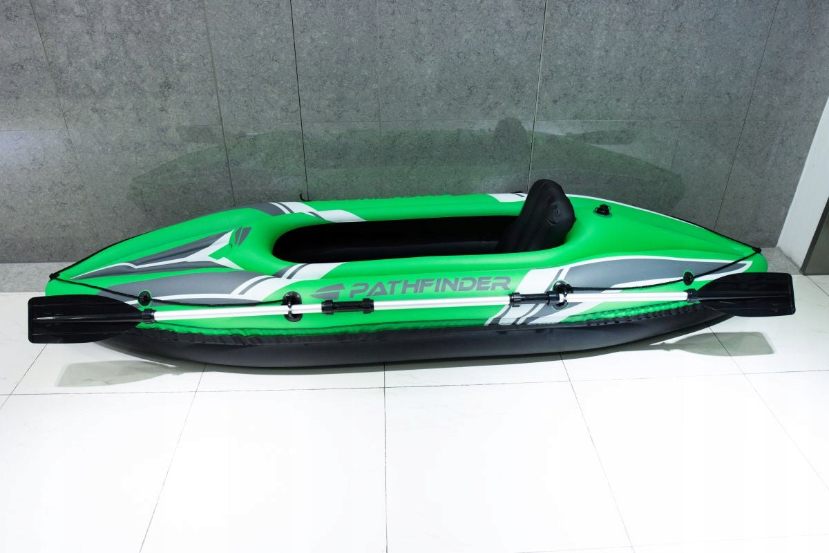 Inflatable Kayak PATHFINDER 274cm pontoon 1-person Pump Paddle JILONG Brand Jilong