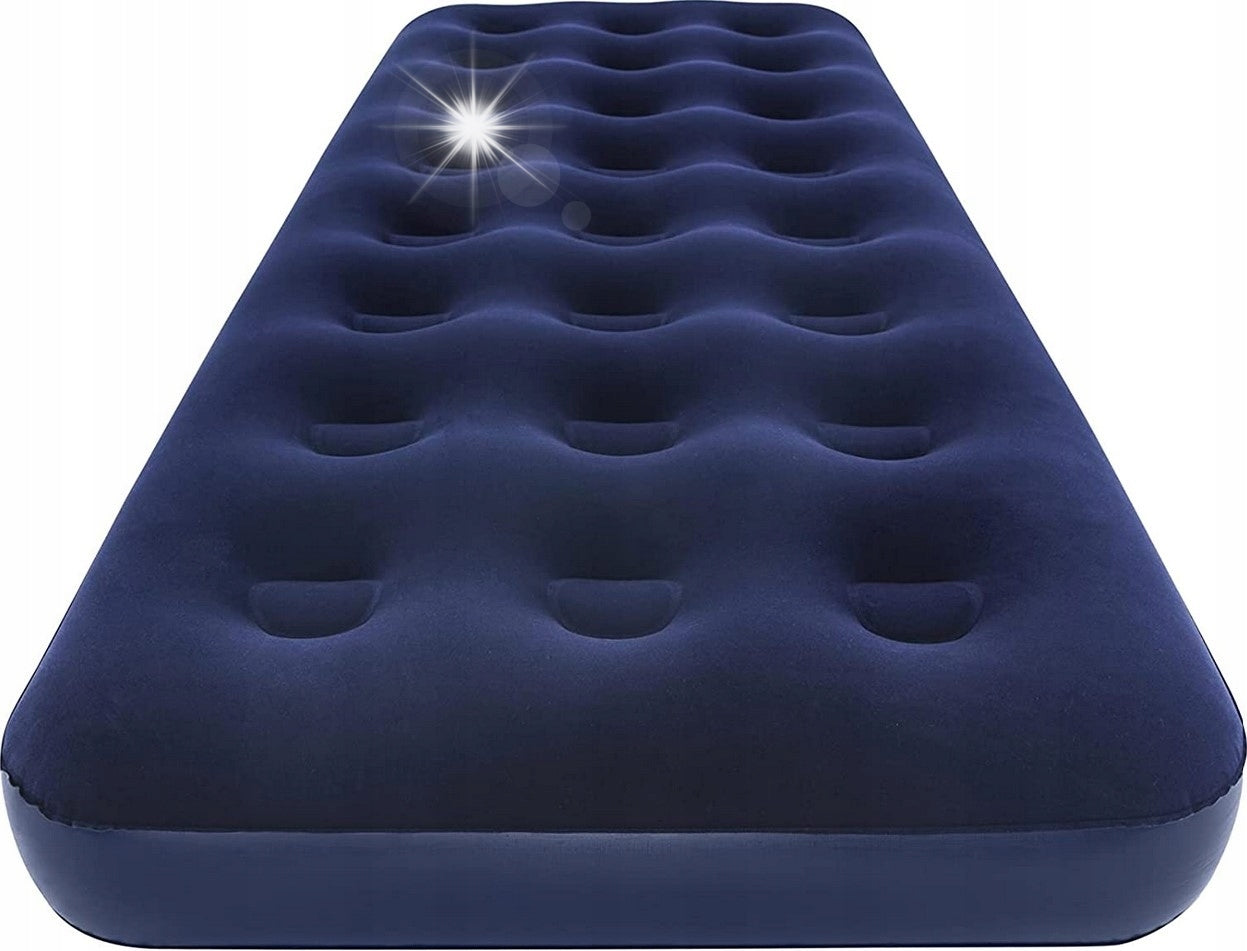 Inflatable Mattress Single Tourist 185 x 79 x 22 cm blue