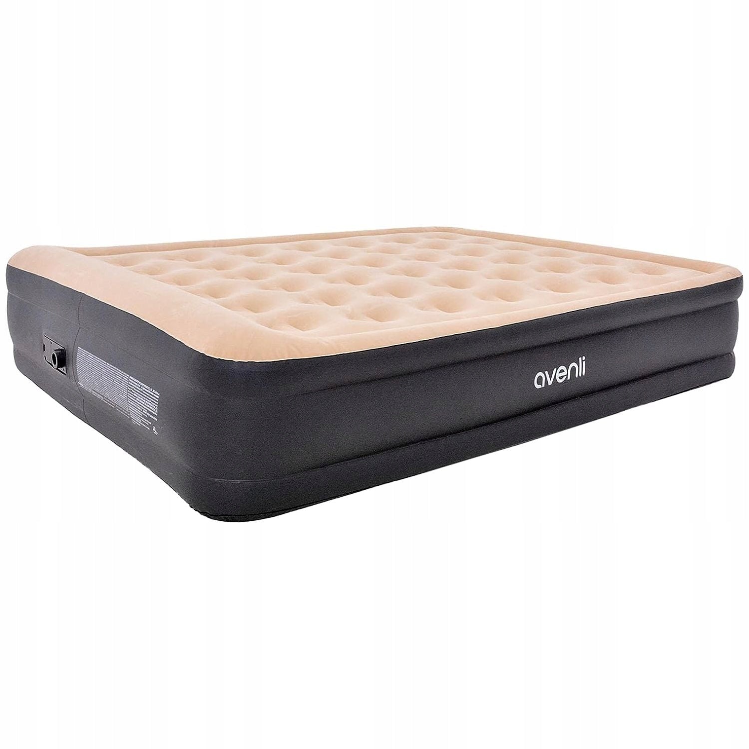 Inflatable Mattress with Electric Pump for Sleeping High AVENLI 203 x 157 cm