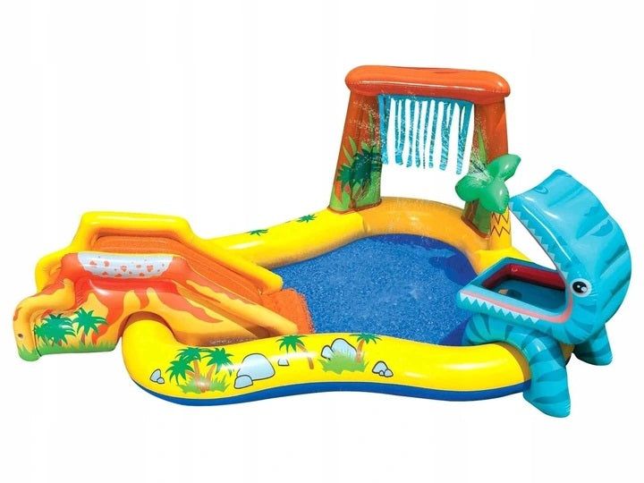 Inflatable Playground Pool Dinosaurs Intex 57444 Slide Ball Sprinkler Manufacturer code 57444