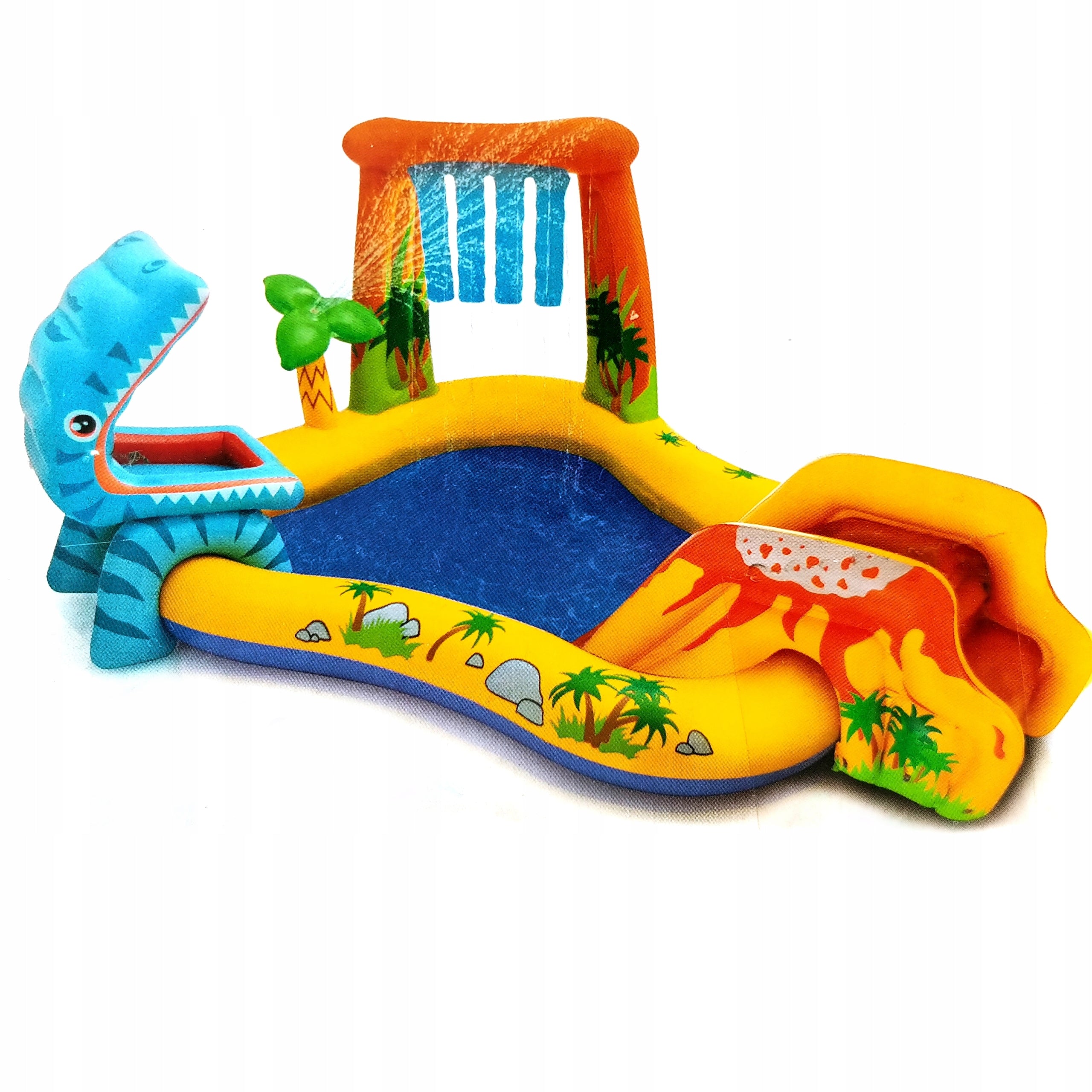 Inflatable Playground Pool Dinosaurs Intex 57444 Slide Ball Sprinkler