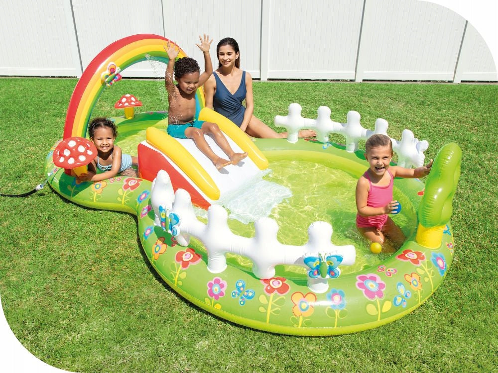 Inflatable Playground Pool GARDEN 290x180x104 Intex 57154 Height 104 cm