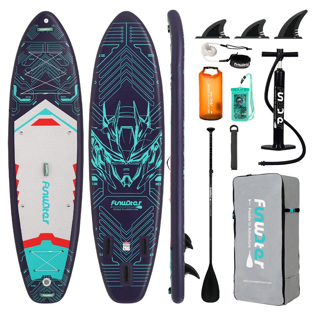 Inflatable SUP Board for Swimming 350x90x15cm 200kg Stand Up Paddleboard PL Model SUPFW50B