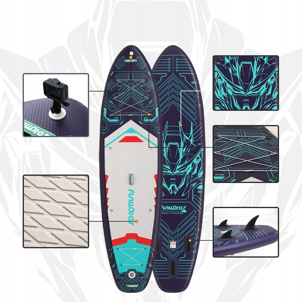 Inflatable SUP Board for Swimming Stand Up Paddleboard 350*90*15cm 200KG PL Manufacturer code 0634052564540