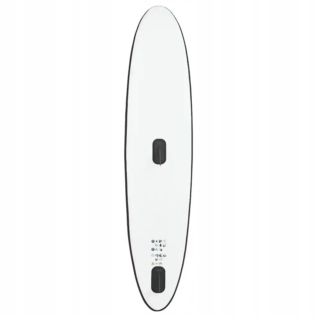 Inflatable SUP Board with Sail and Accessories, Black and White Gender unisex product