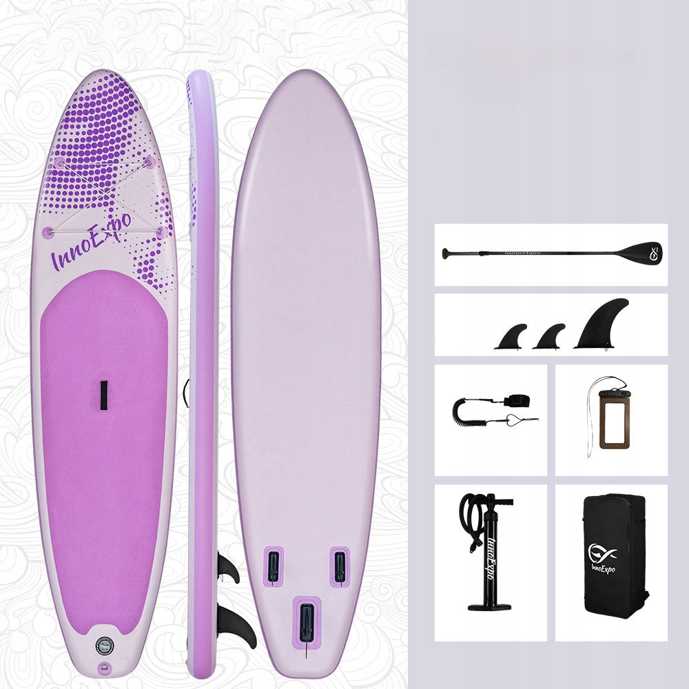 Inflatable SUP board anti-slip, comfortable for everyone 190KG 11" Model Deska SUP pompowana PRO zestaw 335cm + akcesoria