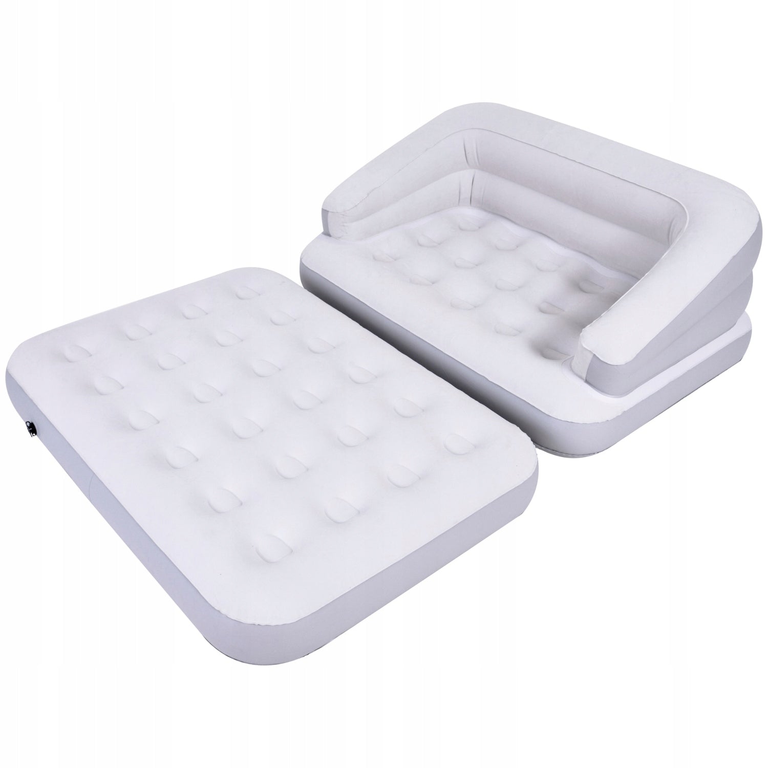 Inflatable Sofa Mattress Folding Two Piece for Water Pool AVENLI 198x138cm
