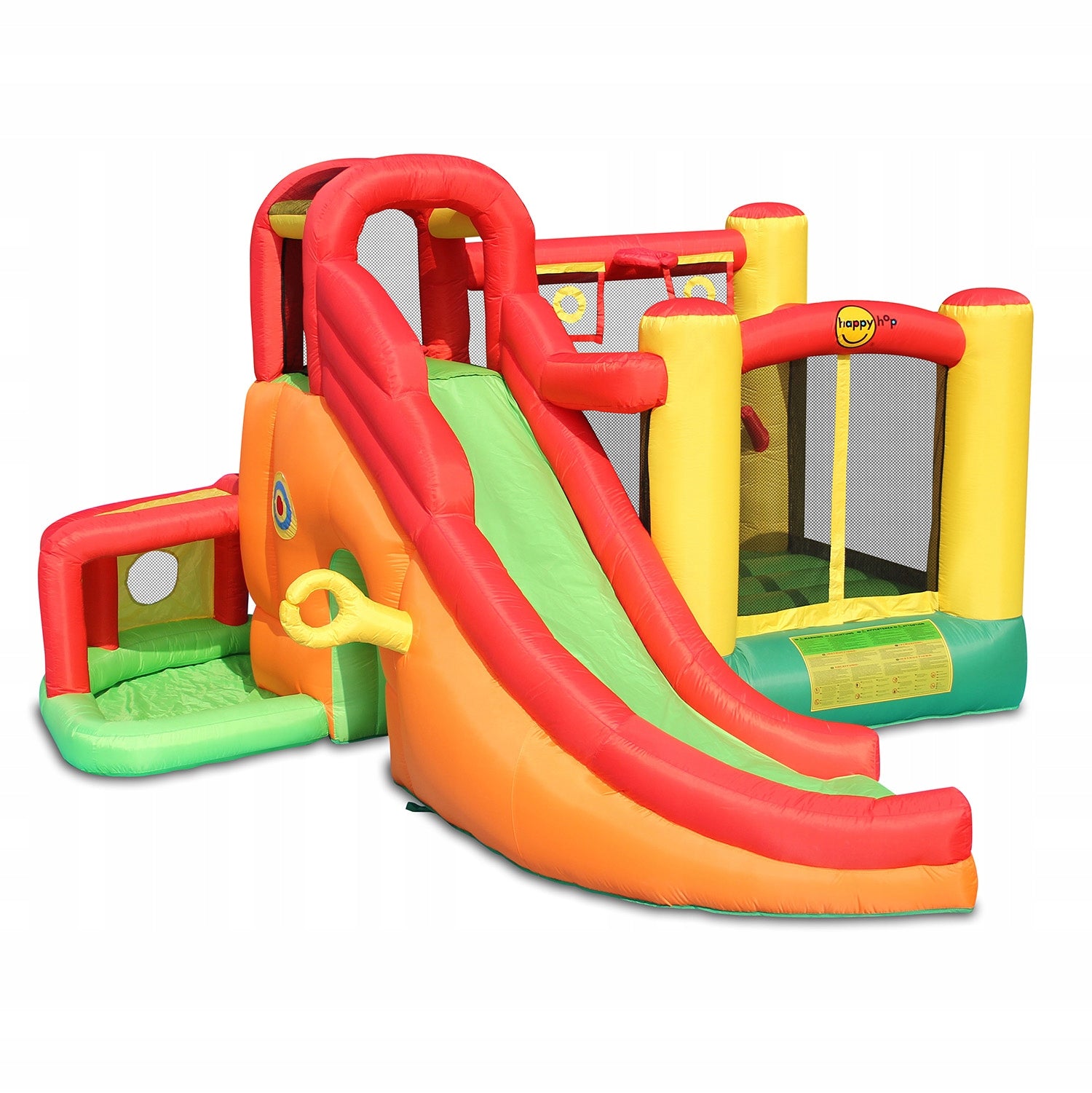 Inflatable Square Toys 11in1 blower castle long slide lots of attractions