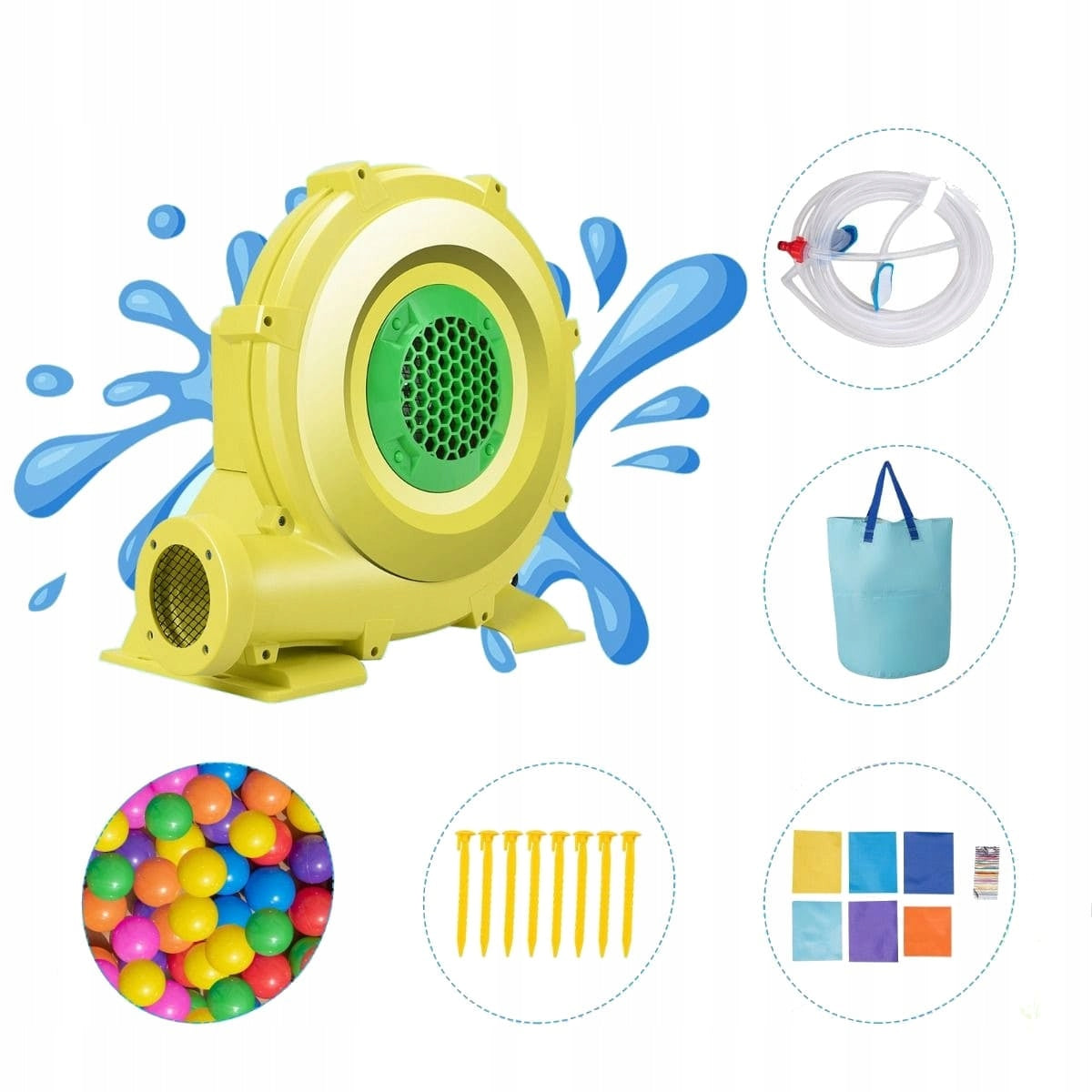 Inflatable Square toys Castle Pool 490x290x220 cm Manufacturer code NP11016DE