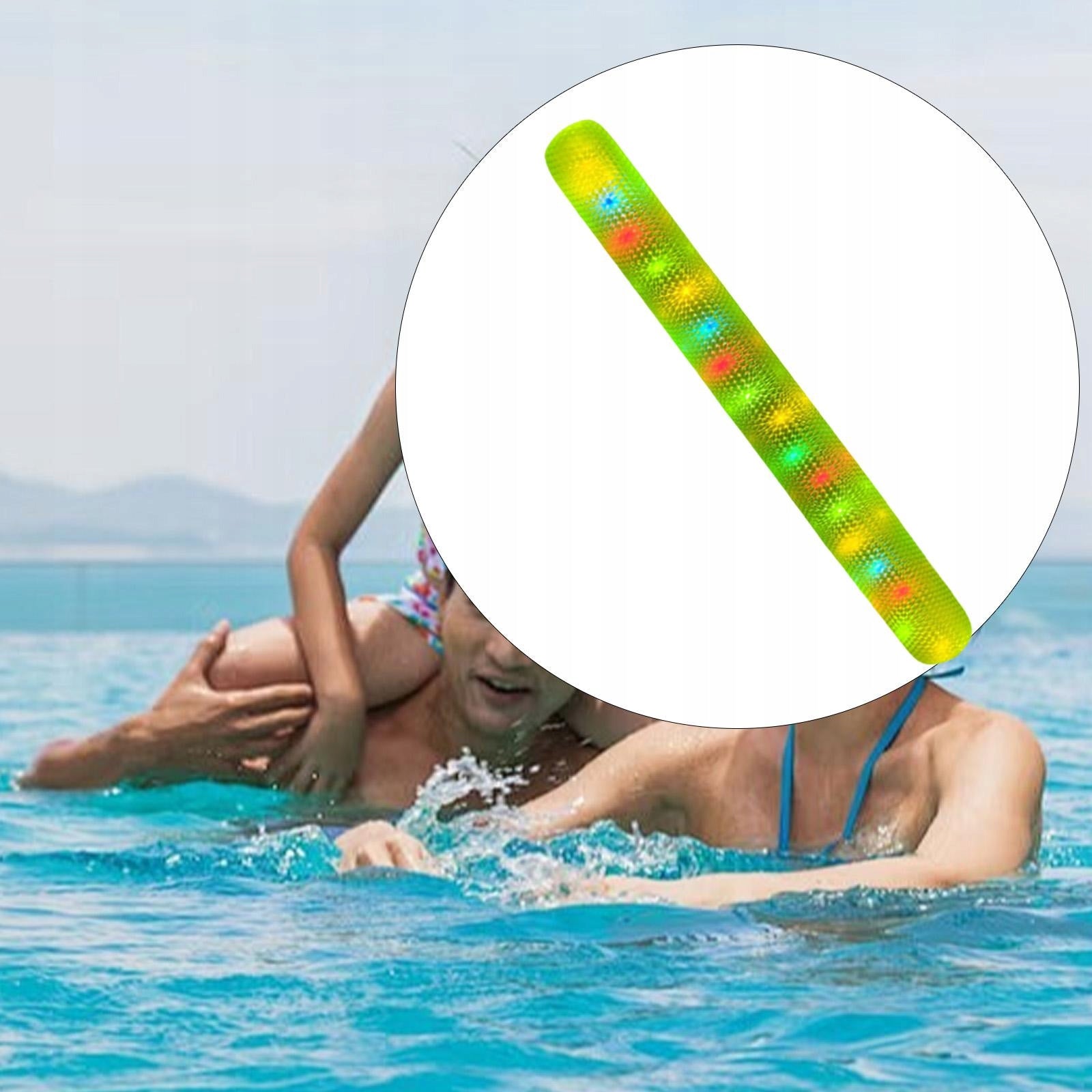 Inflatable Swim Pool Noodle 165cmx17cm Pool Inflatable Stick Lake Green Gender unisex product