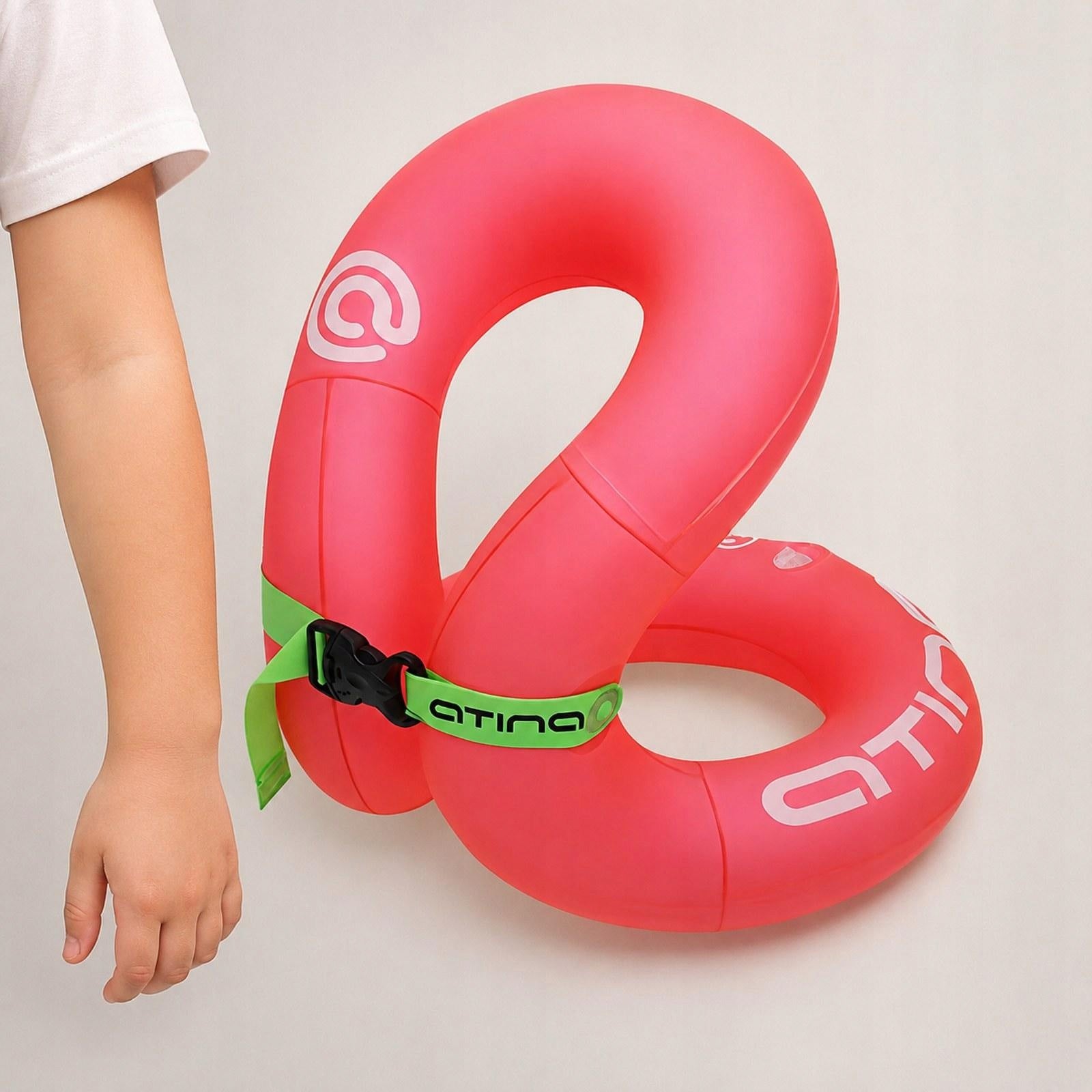 Inflatable Swim Vest PVC Swimming Training Accessory Buoyancy Vest Red S Brand no brand