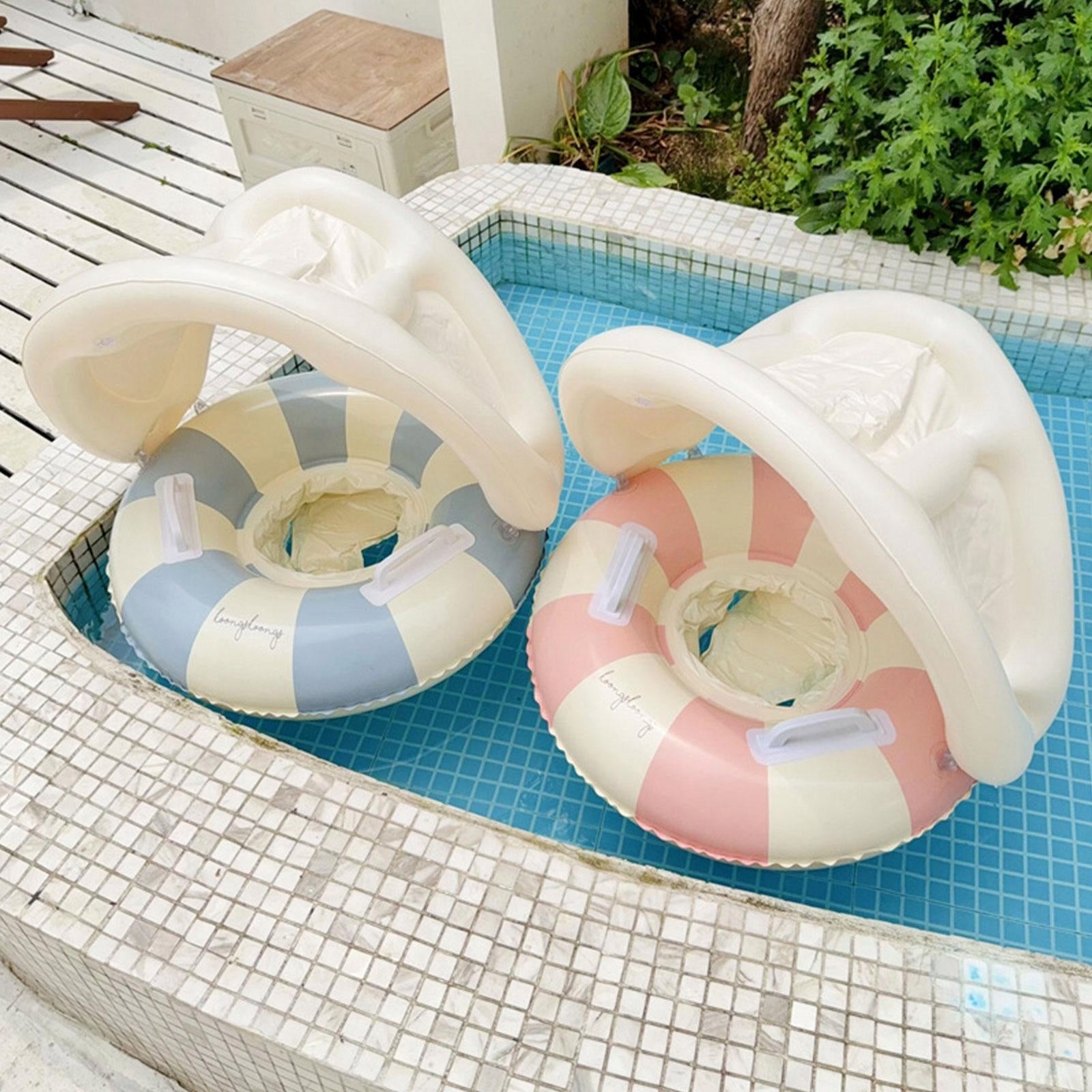 Inflatable Swimming Ring Creative Gift for Kids Party Decoration Pink Packaging status original