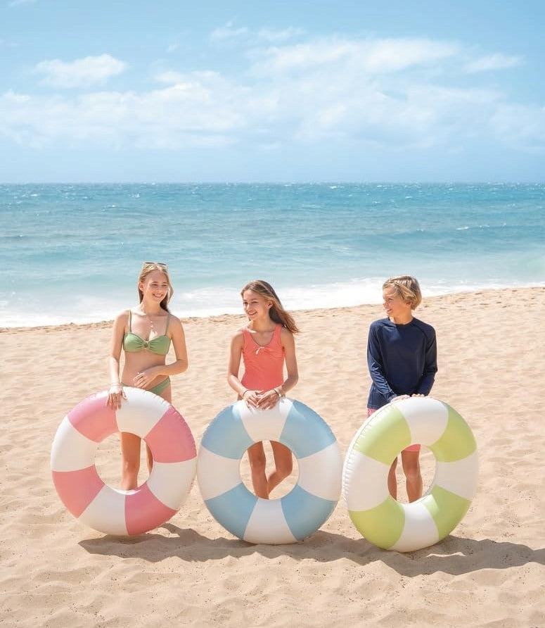 Inflatable Swimming Wheel INTEX 91cm Swimming Pool Beach Pastel Colors 59271 Packaging status original