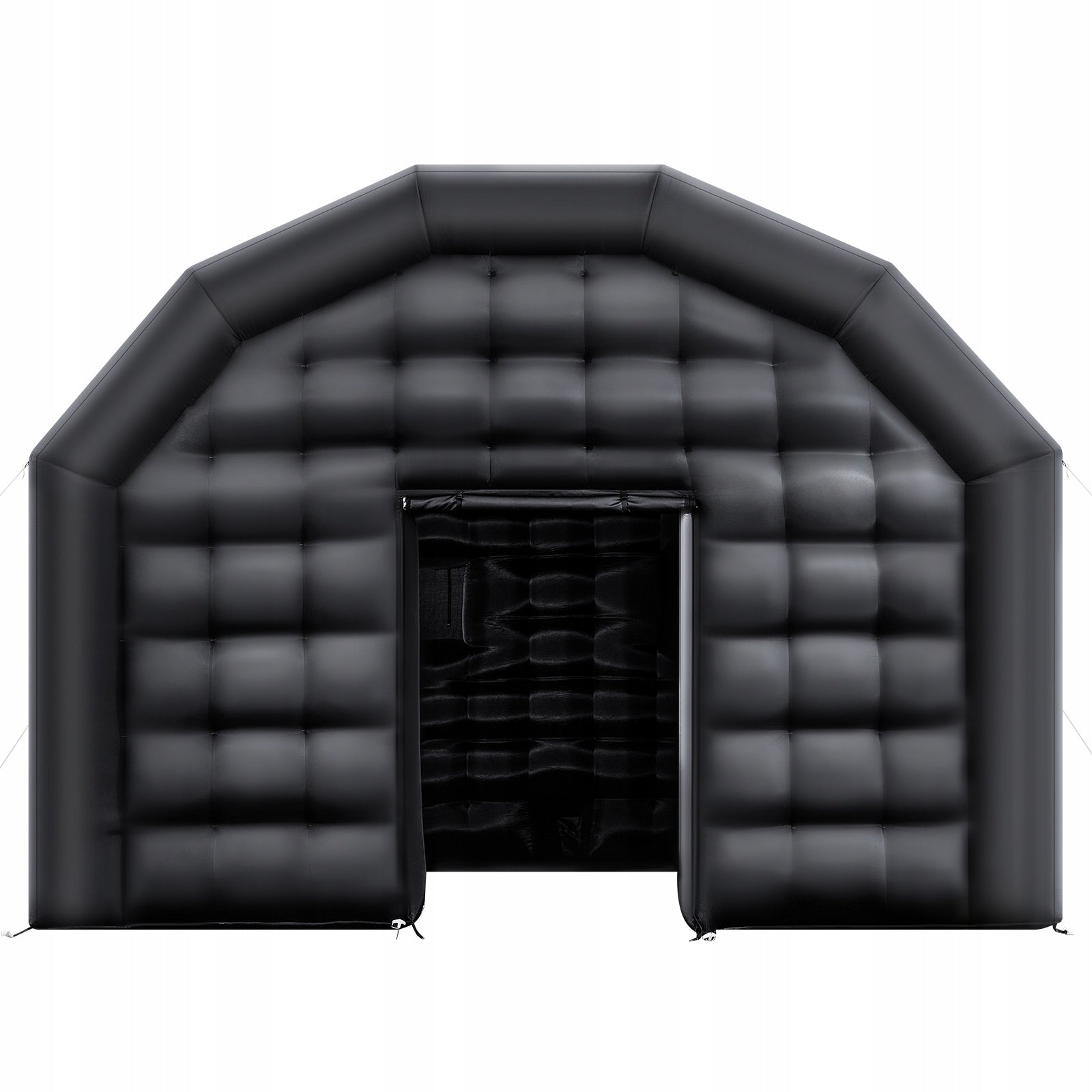 Inflatable Tent Oxford Fabric 210D 5x4x3,8M Black With 2 Windows Brand SucceBuy