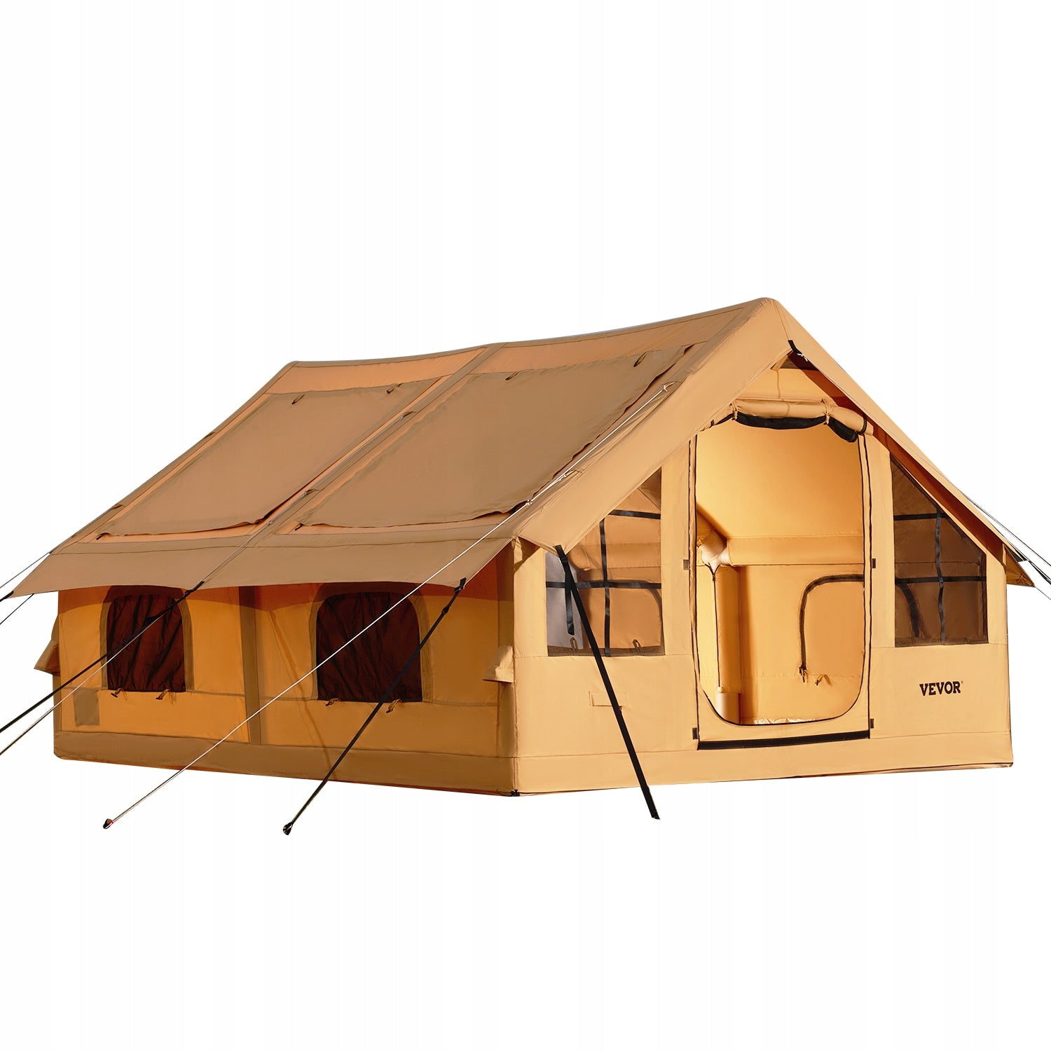 Inflatable Tent for Camping 5-8 Person Glamping Tent with Pump Easy Set up Model 121010-12-331-08C