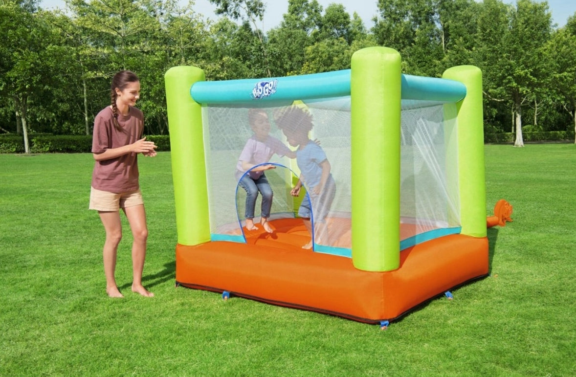 Inflatable Trampoline Square Toys Jumping for Children Bestway 53394 + Pump Kid's age 2＋ years