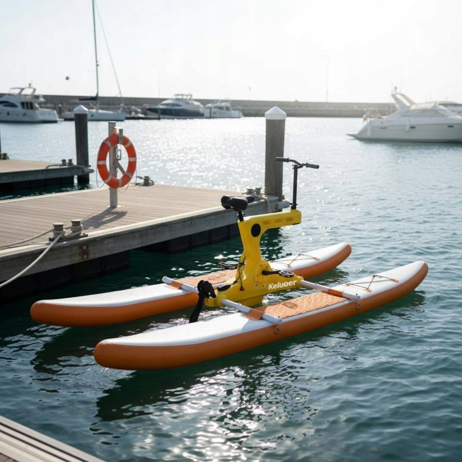 Inflatable Water Cycle Frame Single or Double Seat Pedal Water Bike for Packaging status original