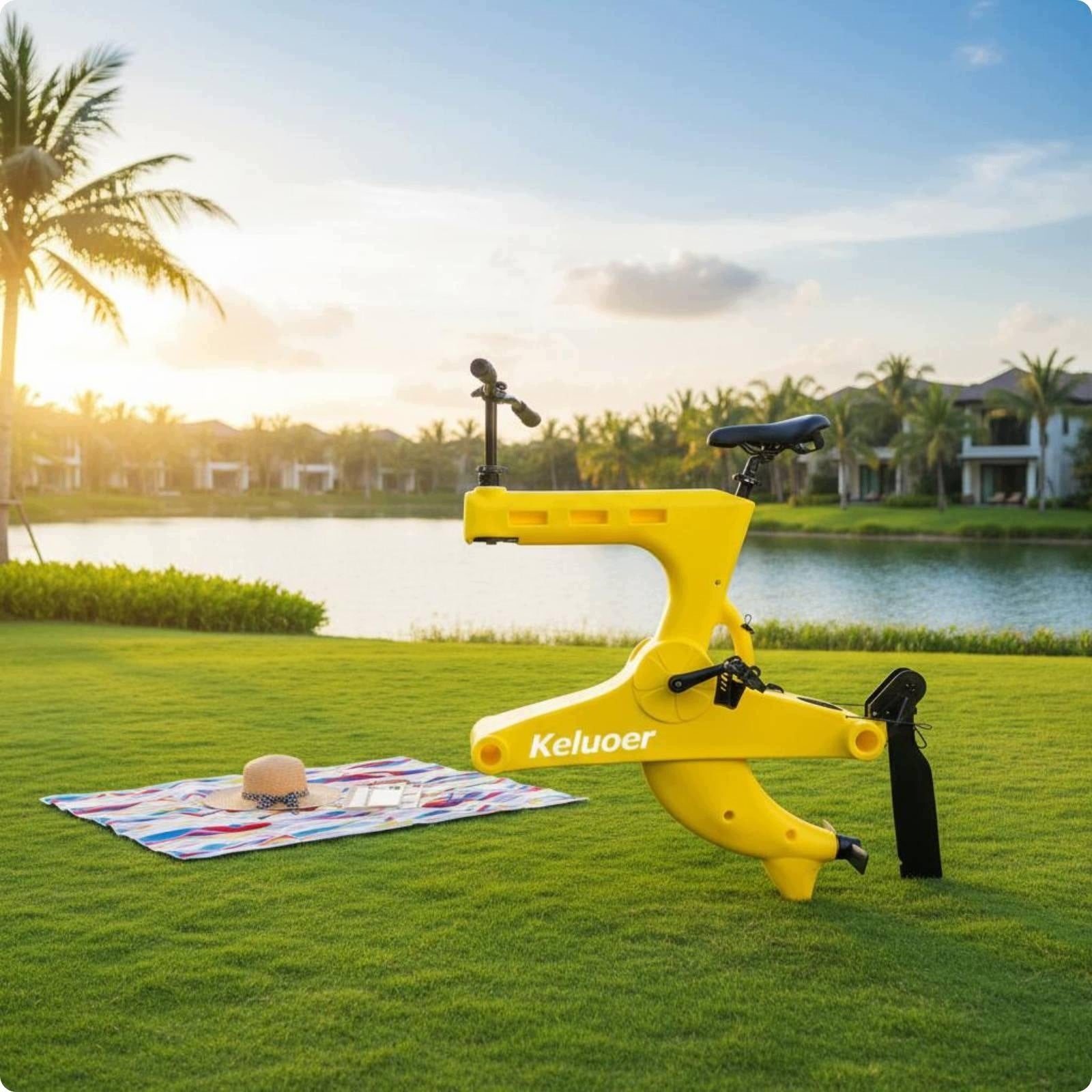 Inflatable Water Pedal Craft Frame High Load Capacity Pedal Water Bike