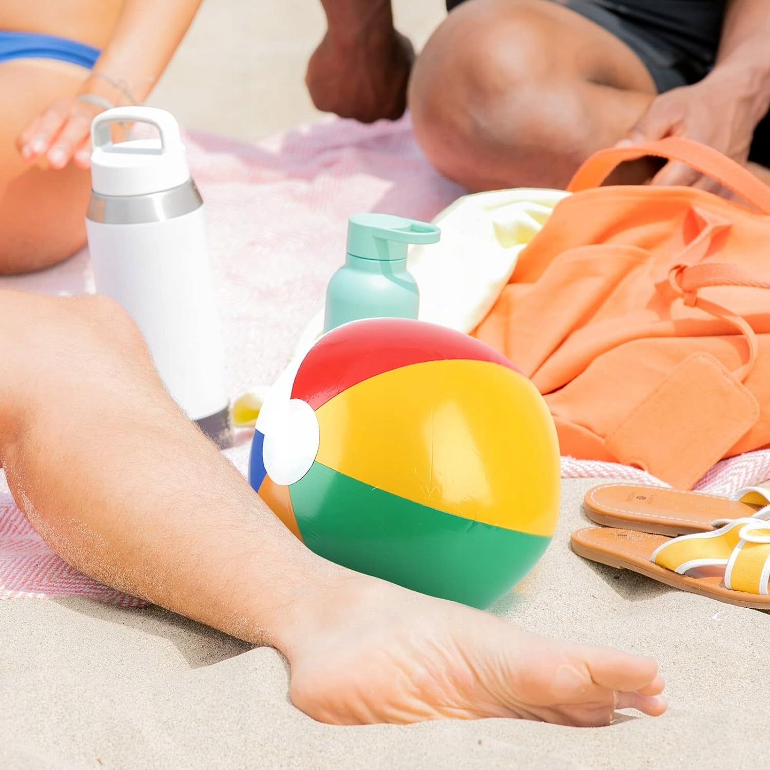Inflatable ball multicolored on the beach Manufacturer code 5905420026027