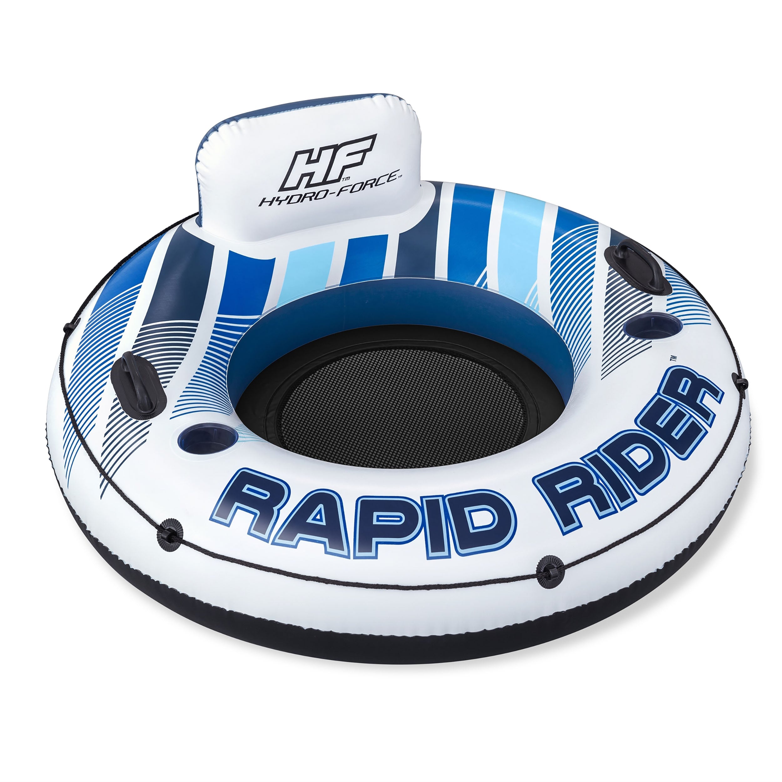 Inflatable chair for swimming wheel inflatable to water mattress Bestway 119cm Color multicolor