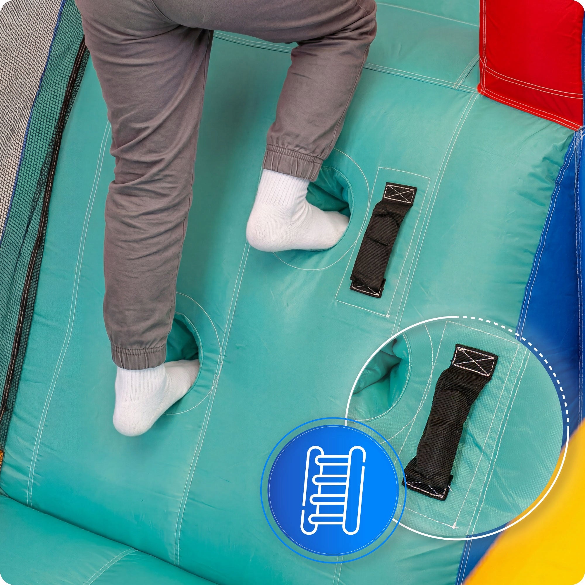 Inflatable for children castle long water slide square toys basket cannon Kind Inflatable