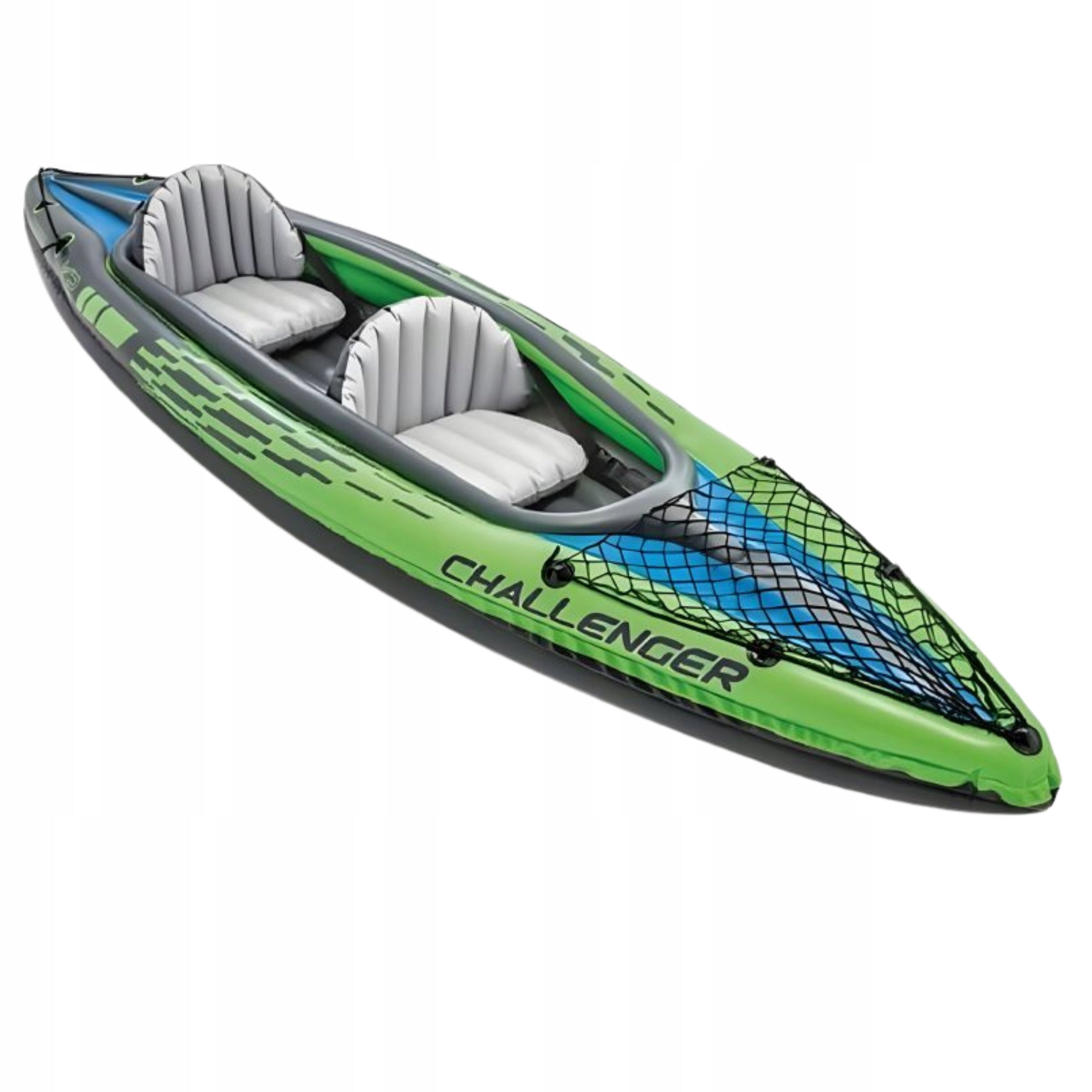 Inflatable kayak 2 - person with paddles pump bag stable PVC Manufacturer code lekki pompowany kajak PVC z wiosłami pompką 1