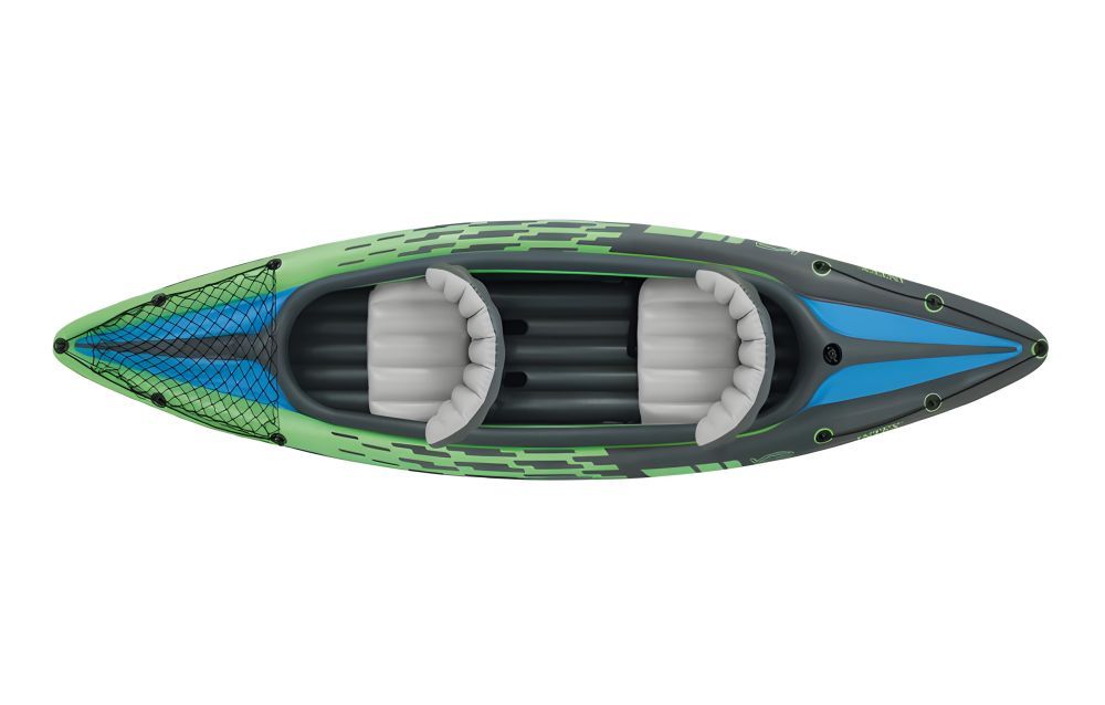 Inflatable kayak 2 - person with paddles pump bag stable PVC Packaging status original