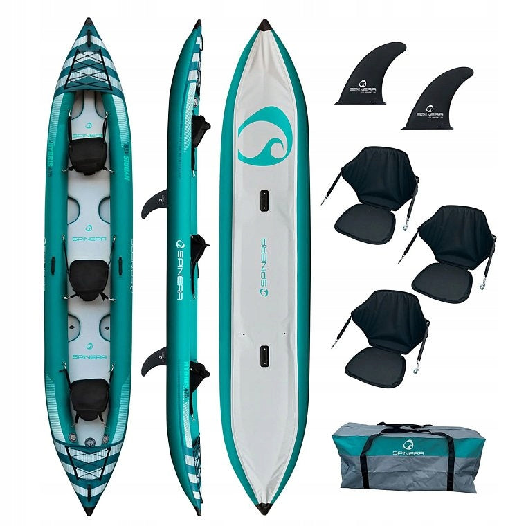 Inflatable kayak Spinera Hybris 475 Triple SC Variant without paddle