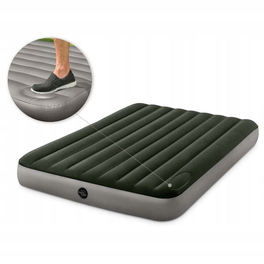 Inflatable mattress 203x152x25 cm with built-in foot pump INTEX 64763 Manufacturer code 4902248503946