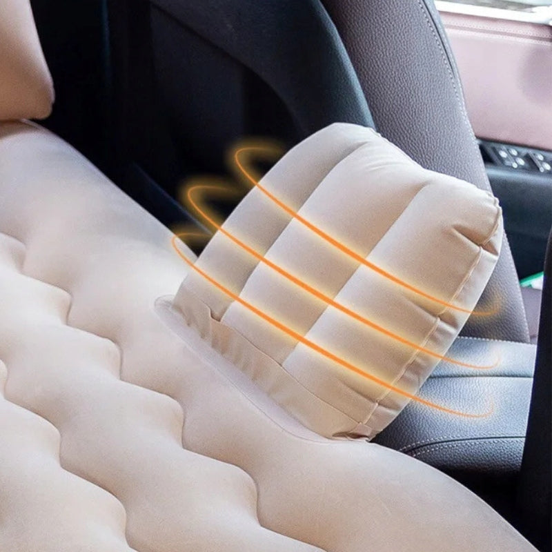 Inflatable mattress BED for car CARS for rear sofa + pump 12V BEIGE Brand no brand