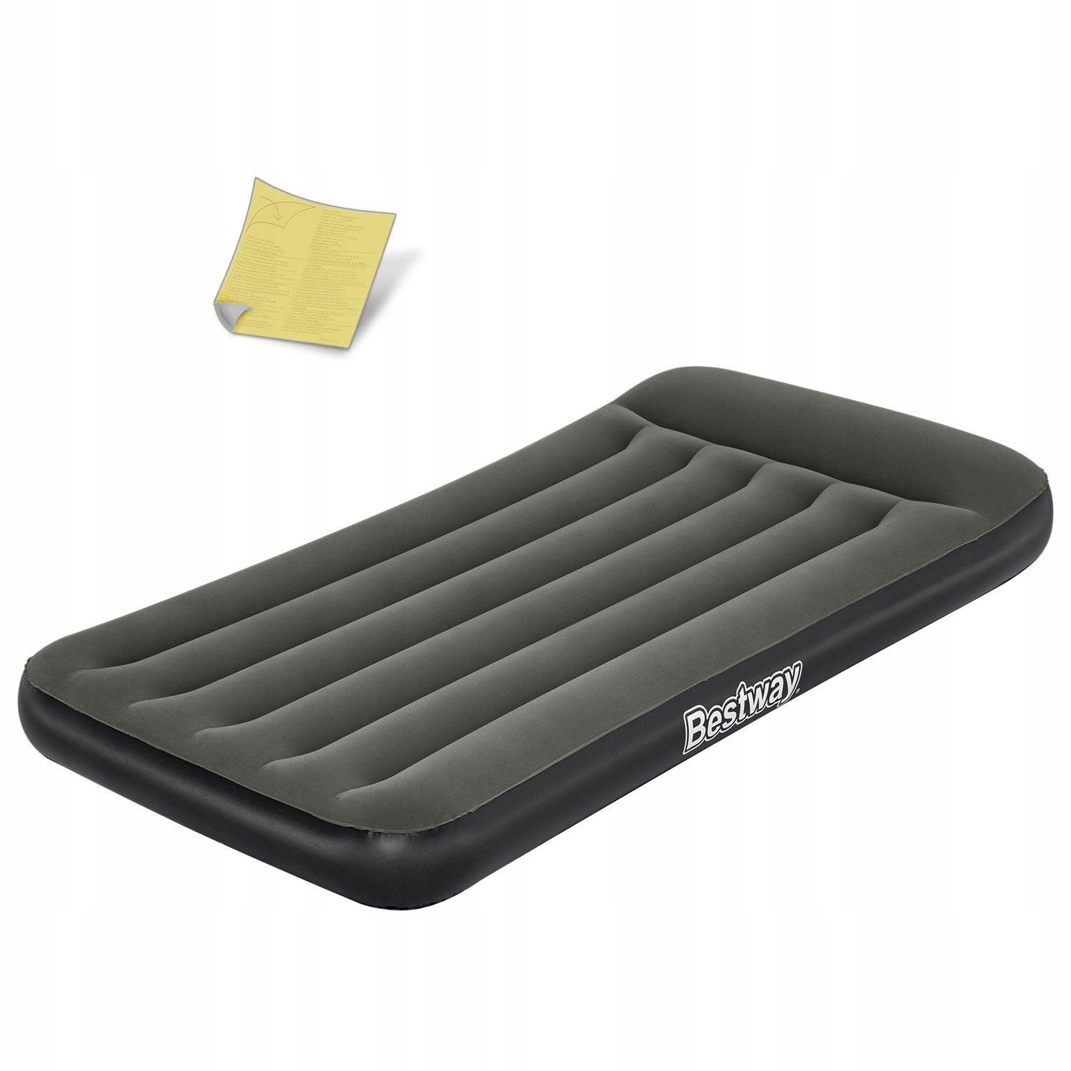 Inflatable mattress Bestway 67680 velour 188x99x30cm 150kg grey Manufacturer code 67680