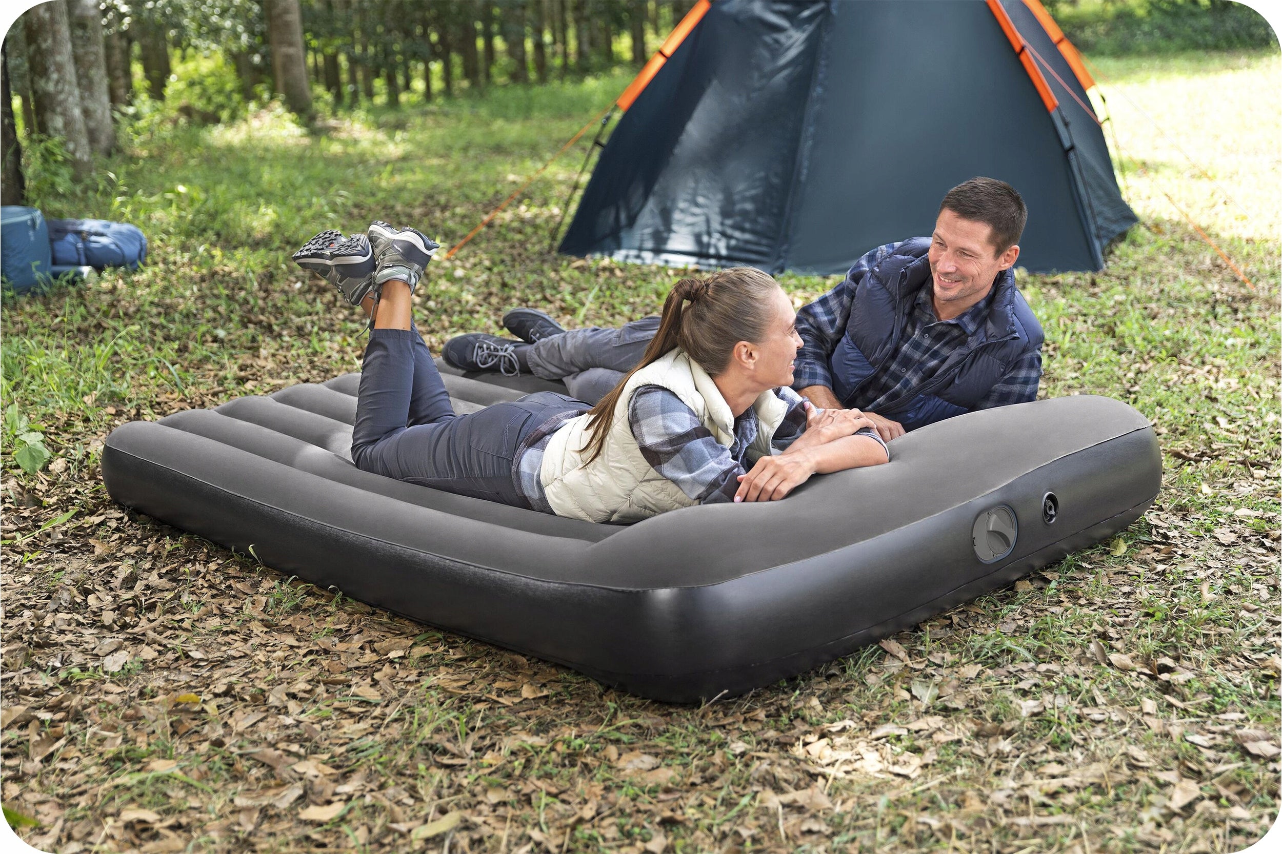 Inflatable mattress for sleeping double 203x152x30cm Bestway 2person pump Manufacturer code 671BS