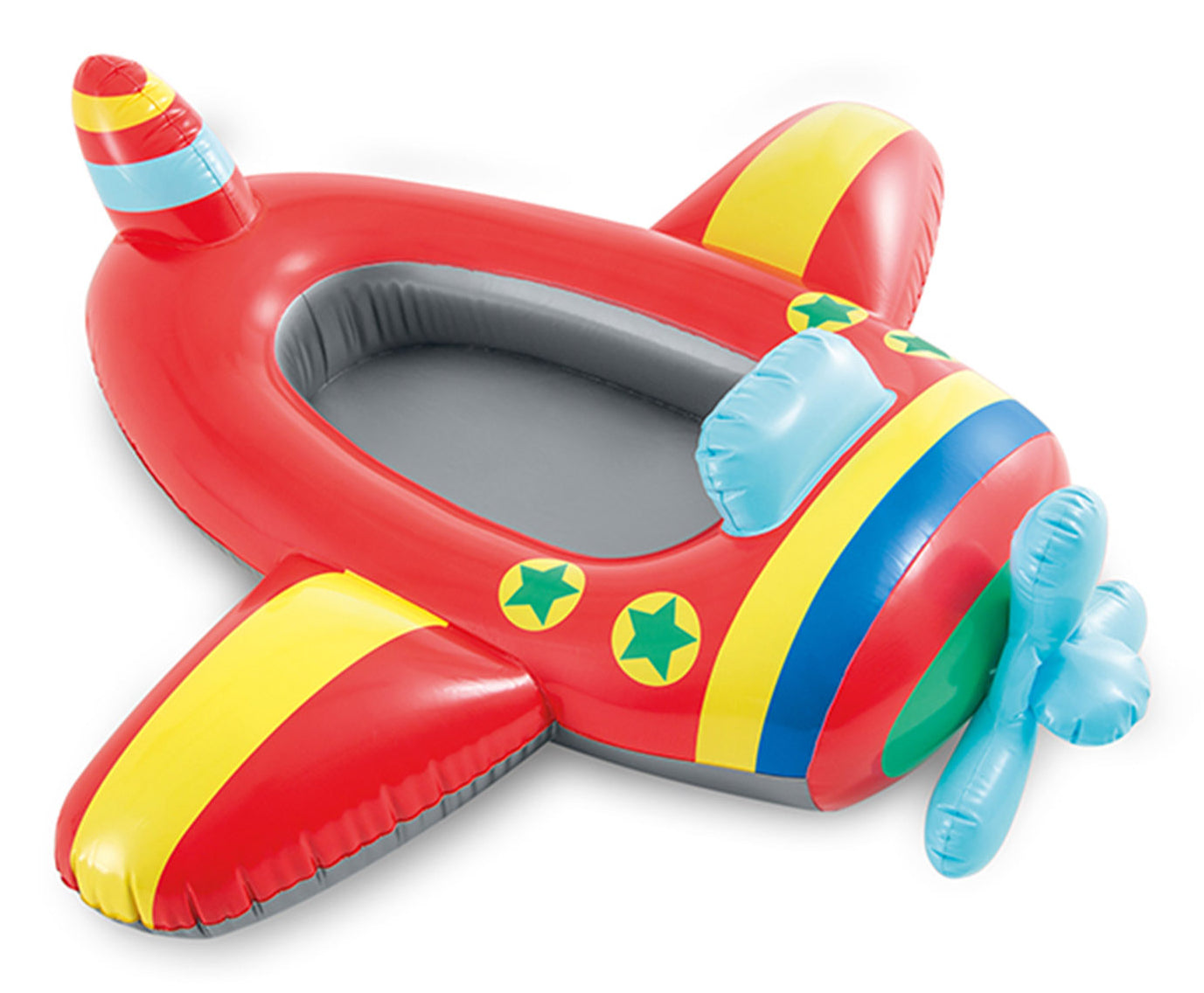 Inflatable pontoon for children Intex 59380 MOTORBOAT, PLANE, FISH 109x74 cm Product weight with unit packaging 0.5 kg