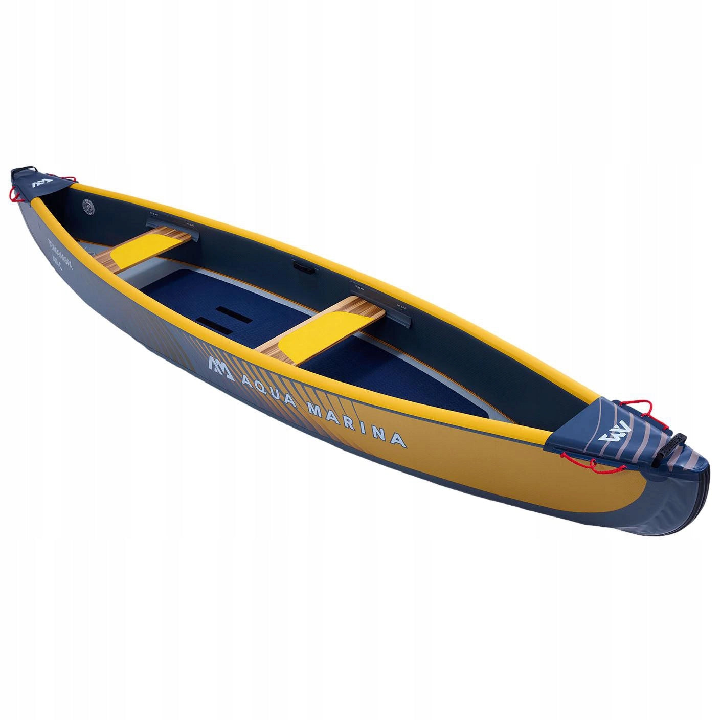 Inflatable pumped kayak AQUA MARINA pneumatic TOMAHAWK 3-os AIR-C 478cm Width 88 cm