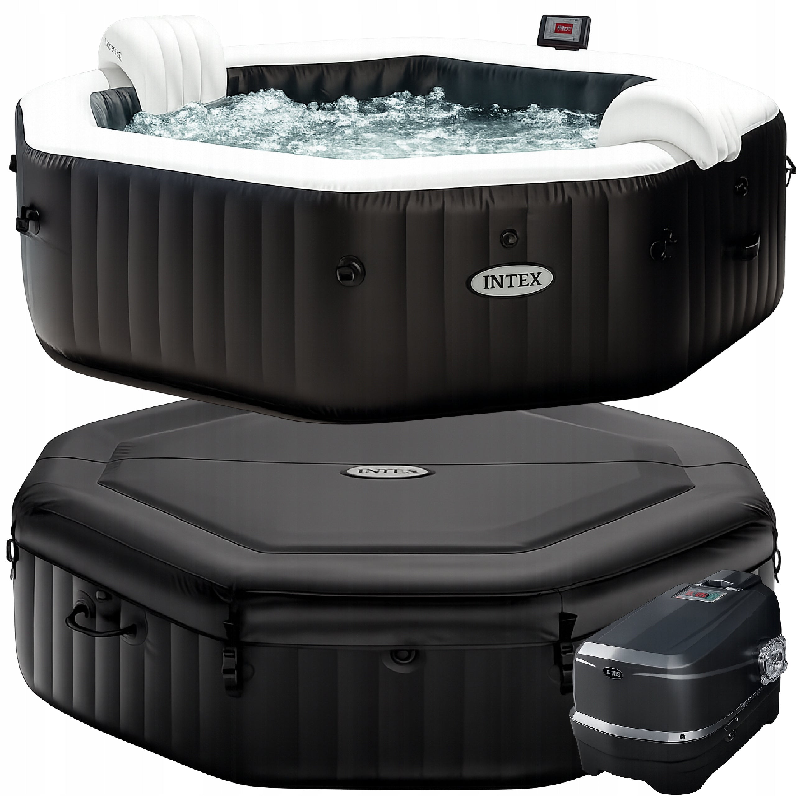 Inflatable spa garden pool Intex PureSpa Jet&Bubble Deluxe 6 persons 28462