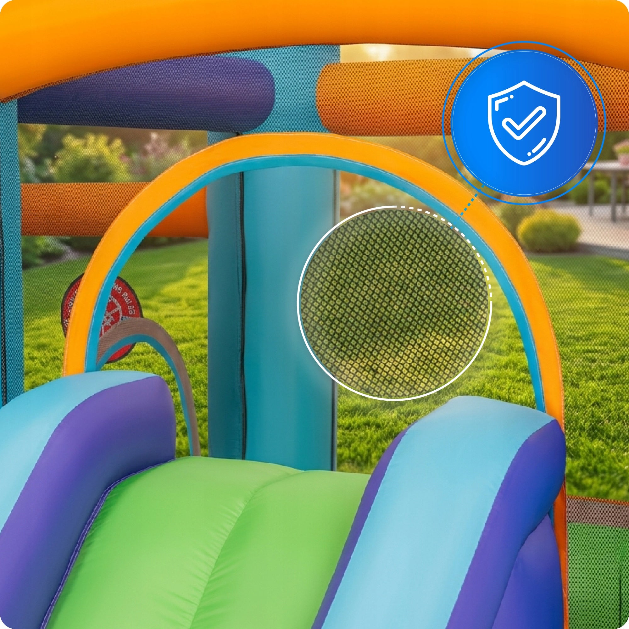 Inflatable square toys for children water castle slide obstacle course Brand no brand