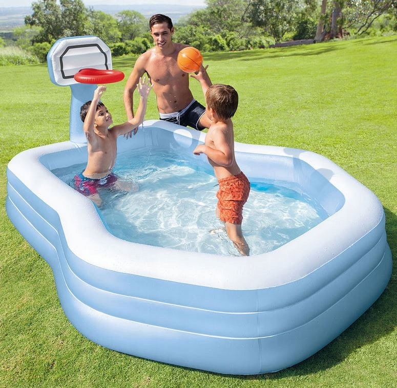 Inflatable swimming pool with basketball 57183 INTEX Manufacturer code 57183