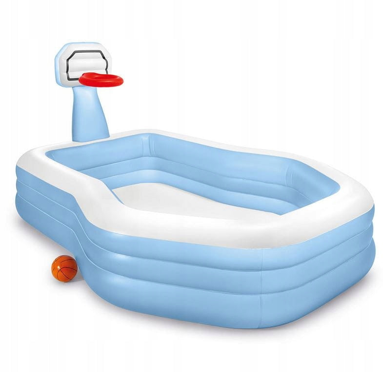 Inflatable swimming pool with basketball 57183 INTEX