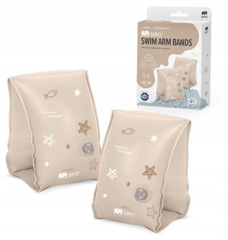 Inflatable swimming sleeves 3-6 years beige