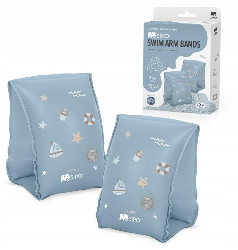 Inflatable swimming sleeves 3-6 years blue
