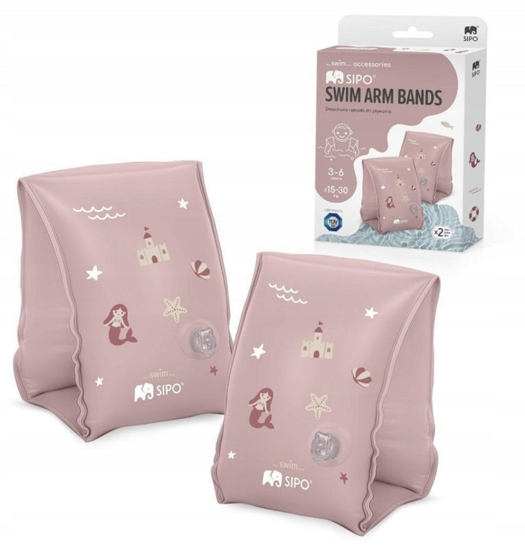 Inflatable swimming sleeves 3-6 years pink
