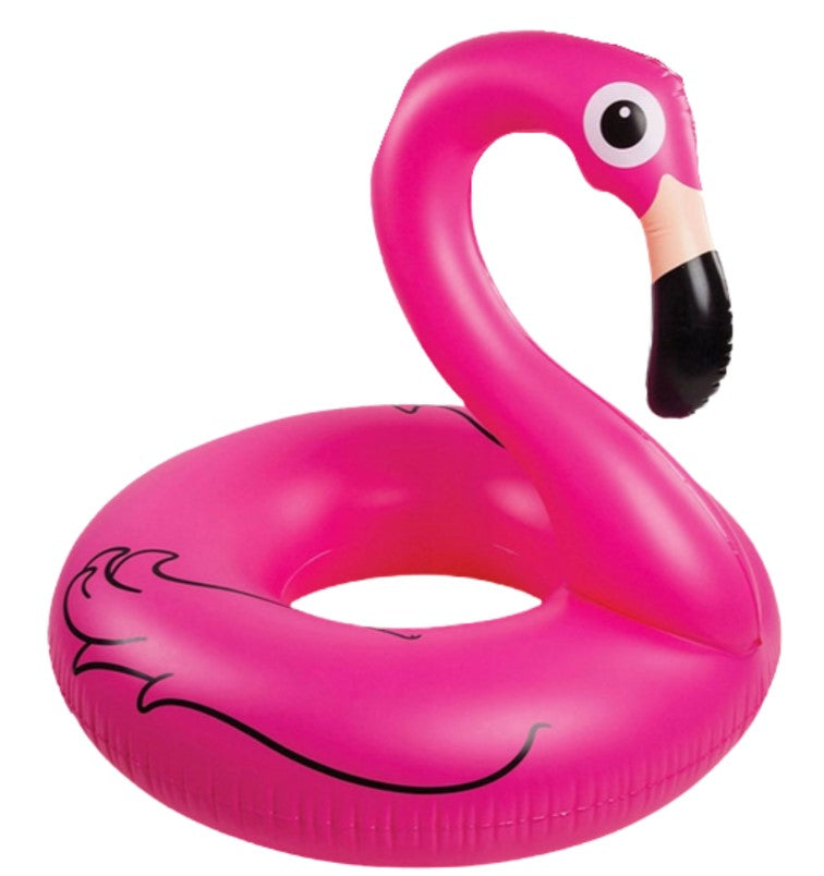 Inflatable swimming wheel FLAMING pink 110 cm