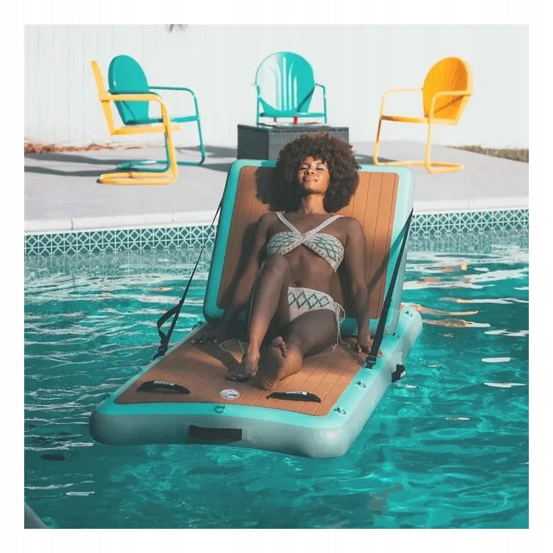 Inflatable water lounger 245x91x15cm