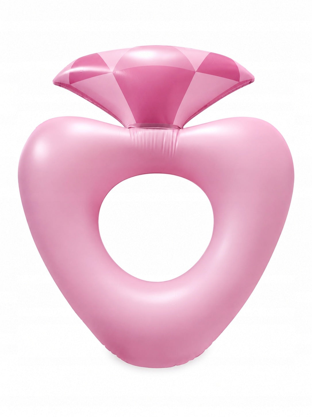 Inflatable wheel HeySplash engagement ring with diamond heart large 120