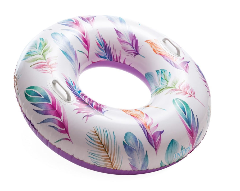 Inflatable wheel Intex for swimming with handles 97 cm beach for swimming pool Brand Intex
