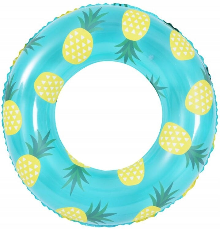 Inflatable wheel for swimming pineapple 90cm 37633