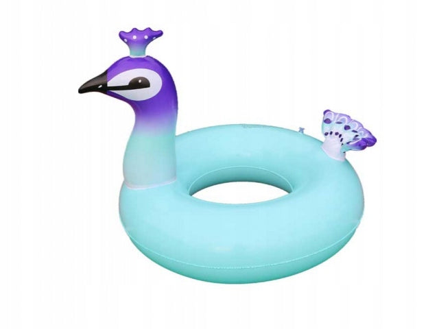 Inflatable wheel peacock 90cm for swimming
