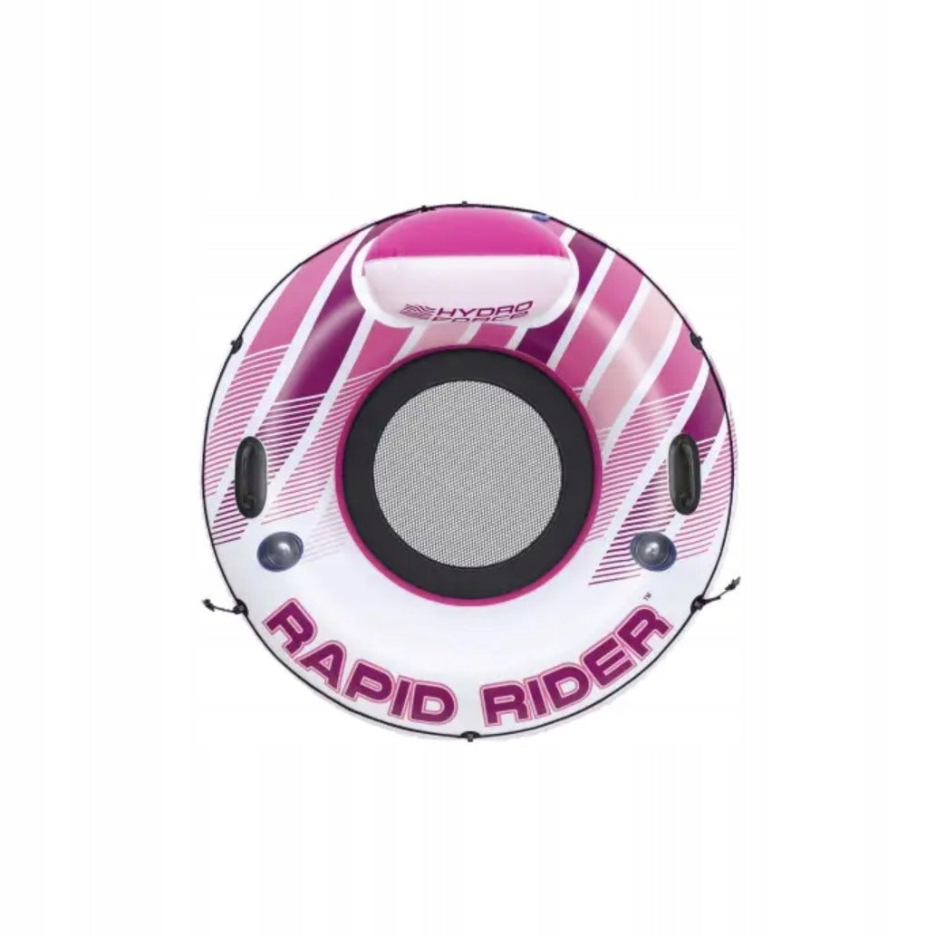Inflatable wheel seat with handles for swimming Rapid Rider Bestway 43953 Color pink