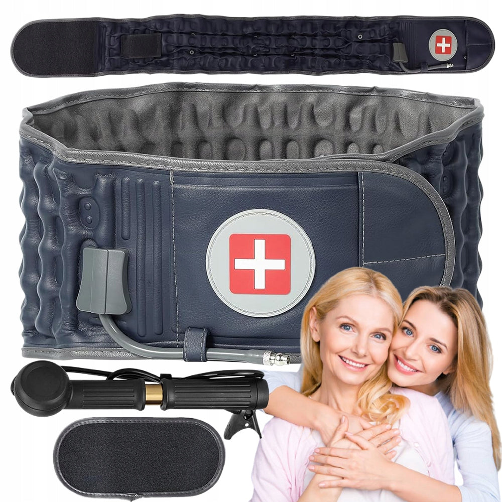 Inflated Lumbar Back Decompression Belt